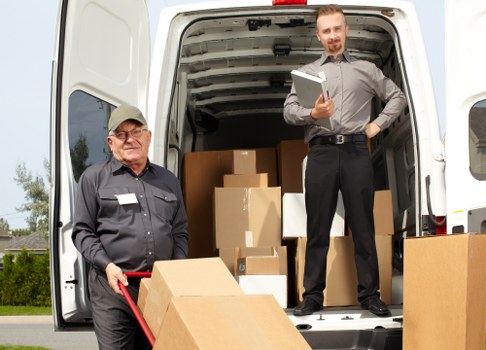 Local van transport for house and office moves