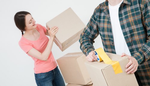 Furniture removals team handling a move in Shepherds Bush