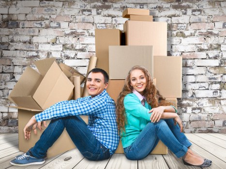 Household removal truck for a move in Shepherds Bush West London