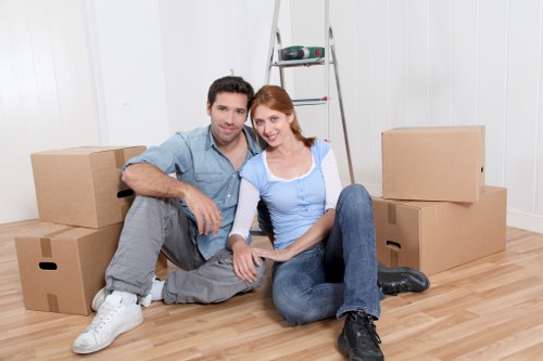 Commercial removals preparation for a west London business move